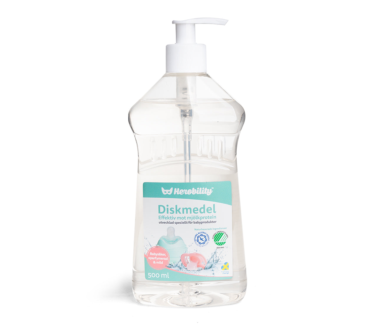 Allergiaystävällinen astianpesuaine vauvatuotteille