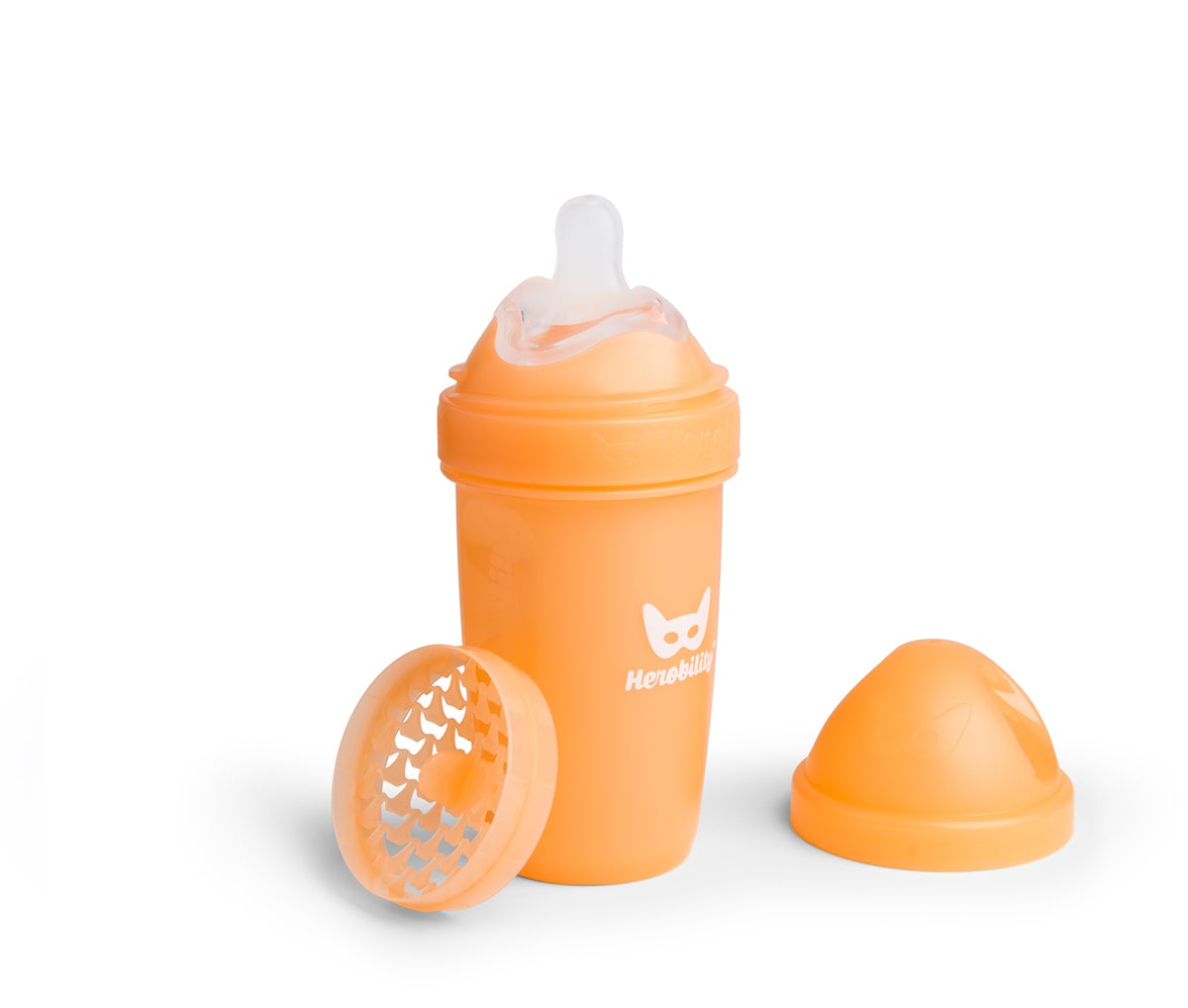 Dubbel Anti-kolik Nappflaska LT 240 ml Peach